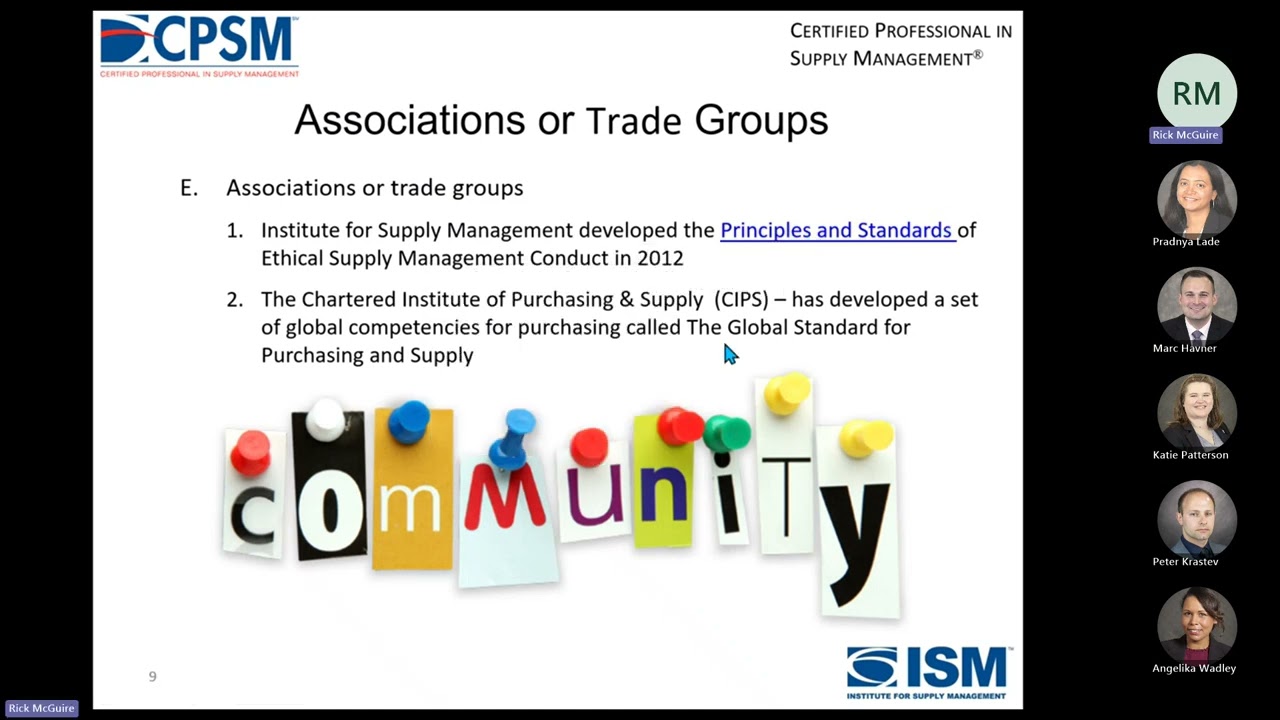 CPSM 2 A 1 Material Standardization Programs