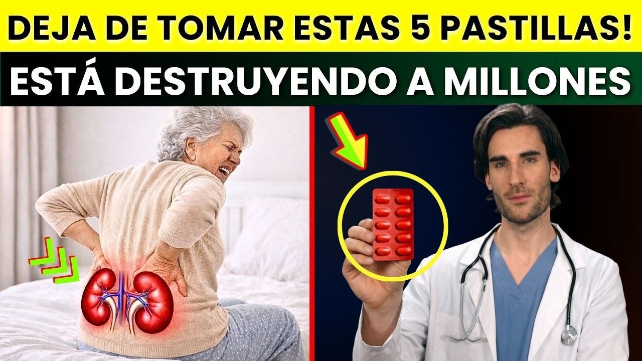 🚨 Dr. MANOCHI: Nefrólogo Advierte Estas 7 Pastillas Comunes Dañan los Riñones en Mayores