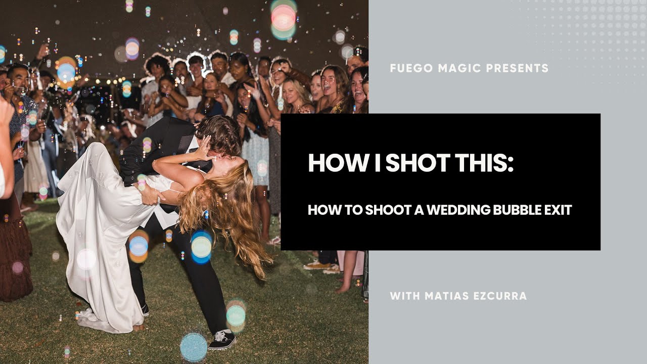 How I Shot This: How to Shoot A Wedding Bubble Exit