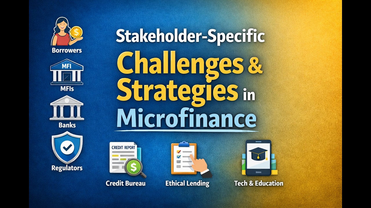 Stakeholder Specific Challenges and Strategies in Microfinance Drashti Shah