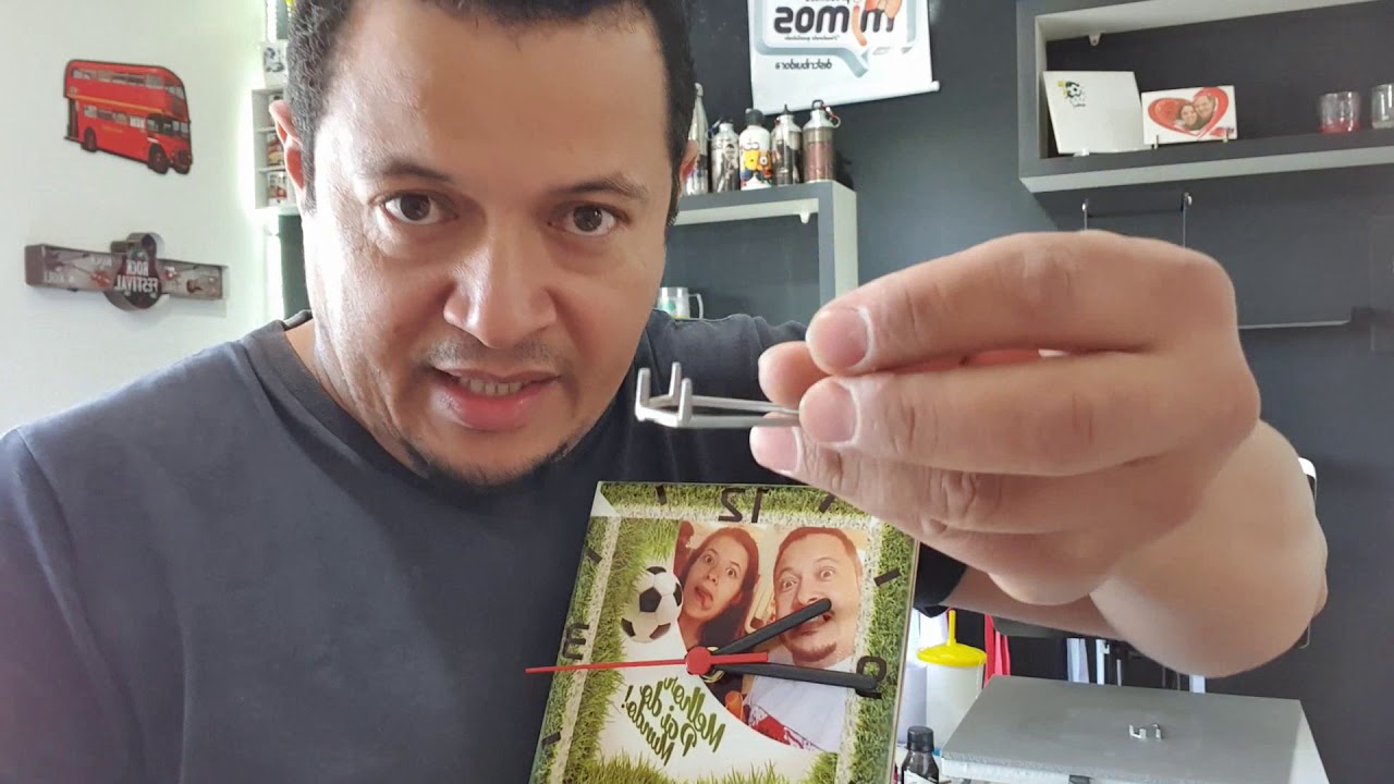 APRENDA A SUBLIMAR RELOGIO AZULEJO 06 08 2019