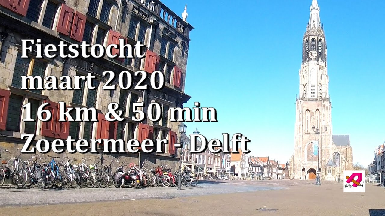 Fietstocht van Zoetermeer naar Delft in Coronatijd