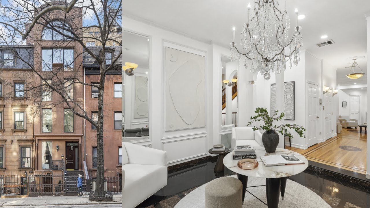 TOURING a LANDMARKED 7 STORY TOWNHOUSE w an ELEVATOR in NYC  |132 E 36th St| SERHANT. Tour