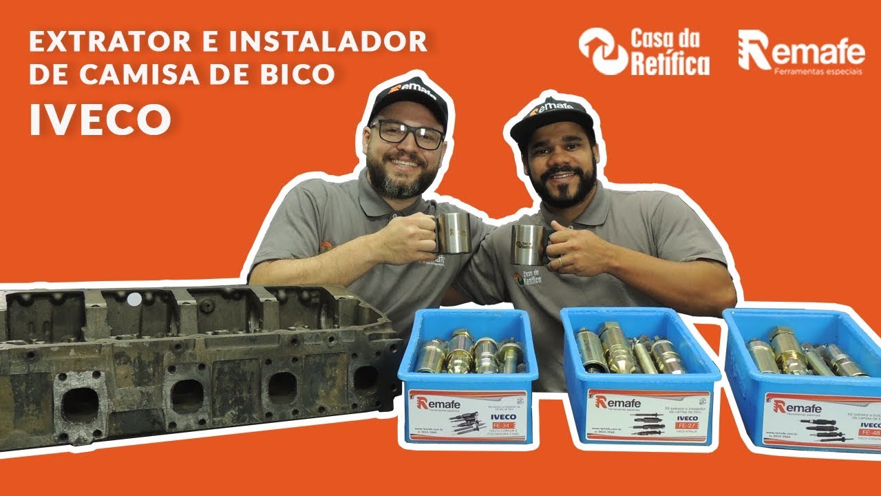 🙌🏼 Saiba tudo sobre: Extratores e Instaladores de Camisa de Bico do Iveco