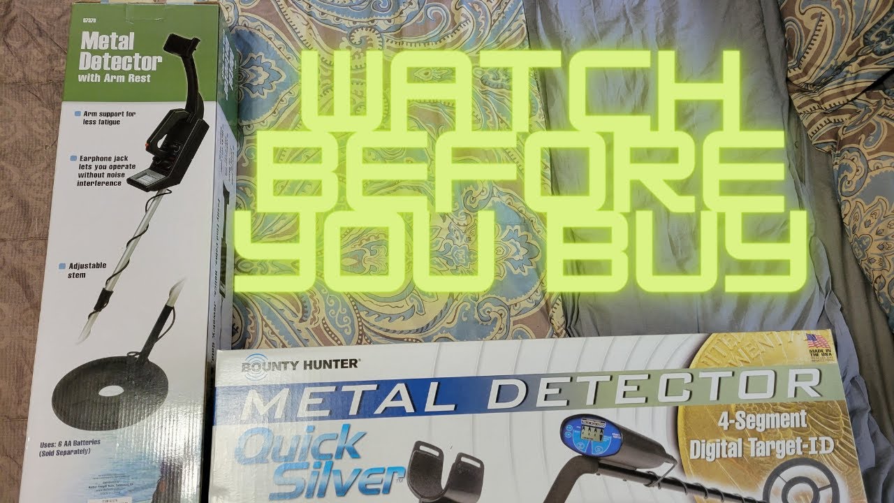 HARBOR FREIGHT METAL DETECTOR VS BOUNTY HUNTER QUICK SILVER