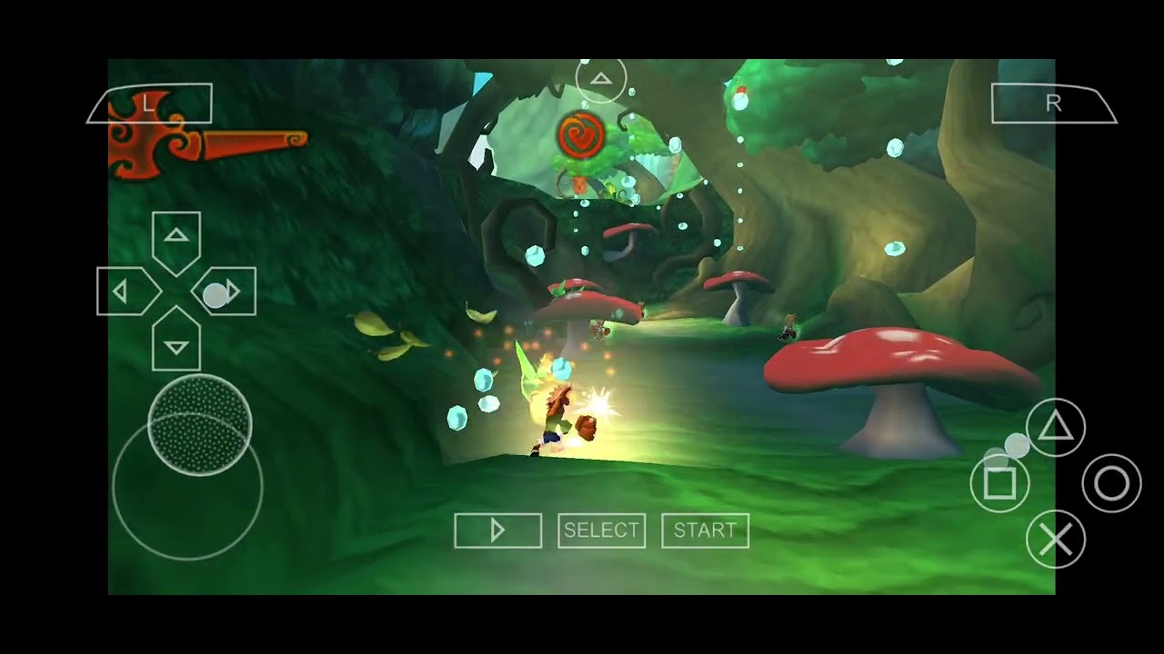Jogando crash of titans de psp