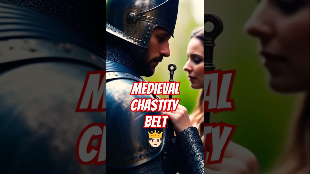 😱  The Chastity Belt MYTH! 😱  Did Knights REALLY Do That?! 🔒 #historyfacts #shorts
