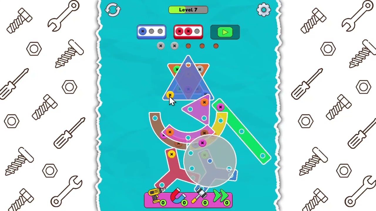 Screw Out: Bolts and Nuts - Level 7