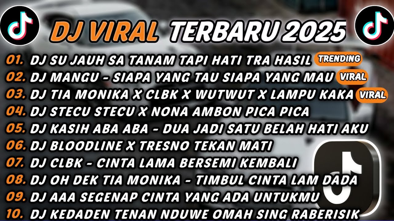 DJ TIKTOK TERBARU 2025 - DJ SU JAUH SA TANAM TAPI HATI TRA HASIL🎵DJ MANGU - SIAPA YANG TAU🎵FUL ALBUM