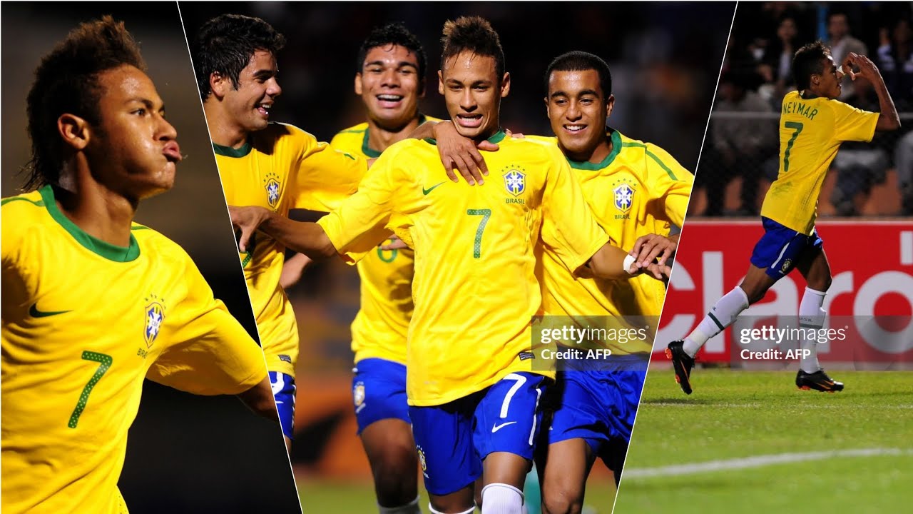 Neymar Vs Paraguay - T:2011 - J:1 - Sul-Americano Sub-20. #neymar #brasil #brazil #futebol #football