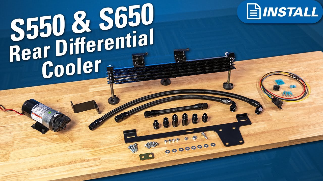 Keep Differential Temps Down on Track with a Differential Cooler!