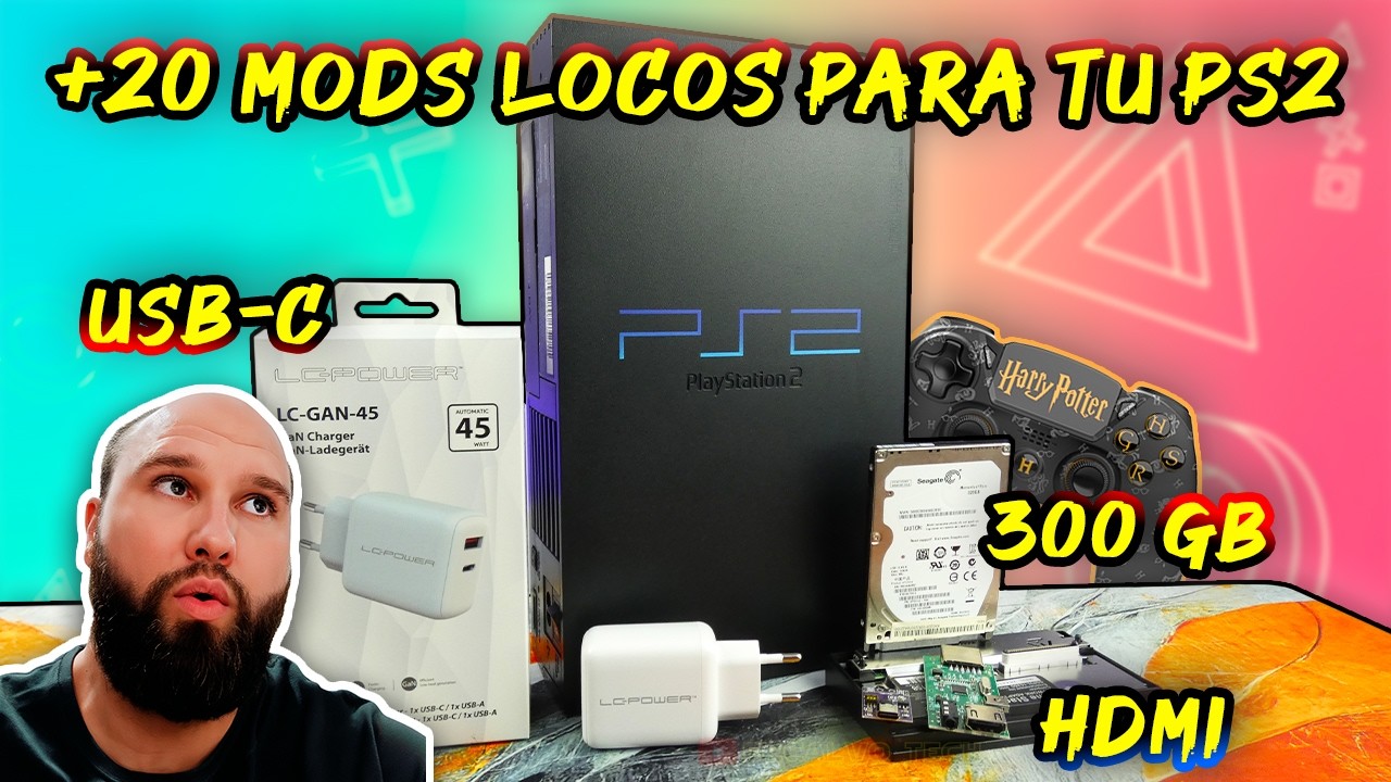 PS2 al LÍMITE 🔥 +20 MODS y ACCESORIOS IMPRESIONANTES
