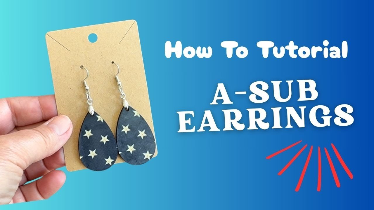 How to Sublimate on MDF Earrings By A-Sub So They Come Out Perfect! Sublimation Ideas to Sell