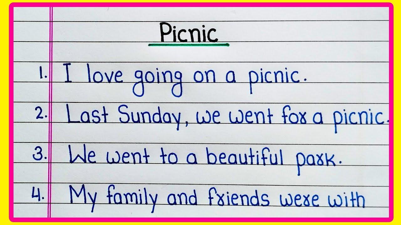 10 lines Essay on Picnic | Picnic Essay 10 lines in English | Essay on Picnic 10 lines
