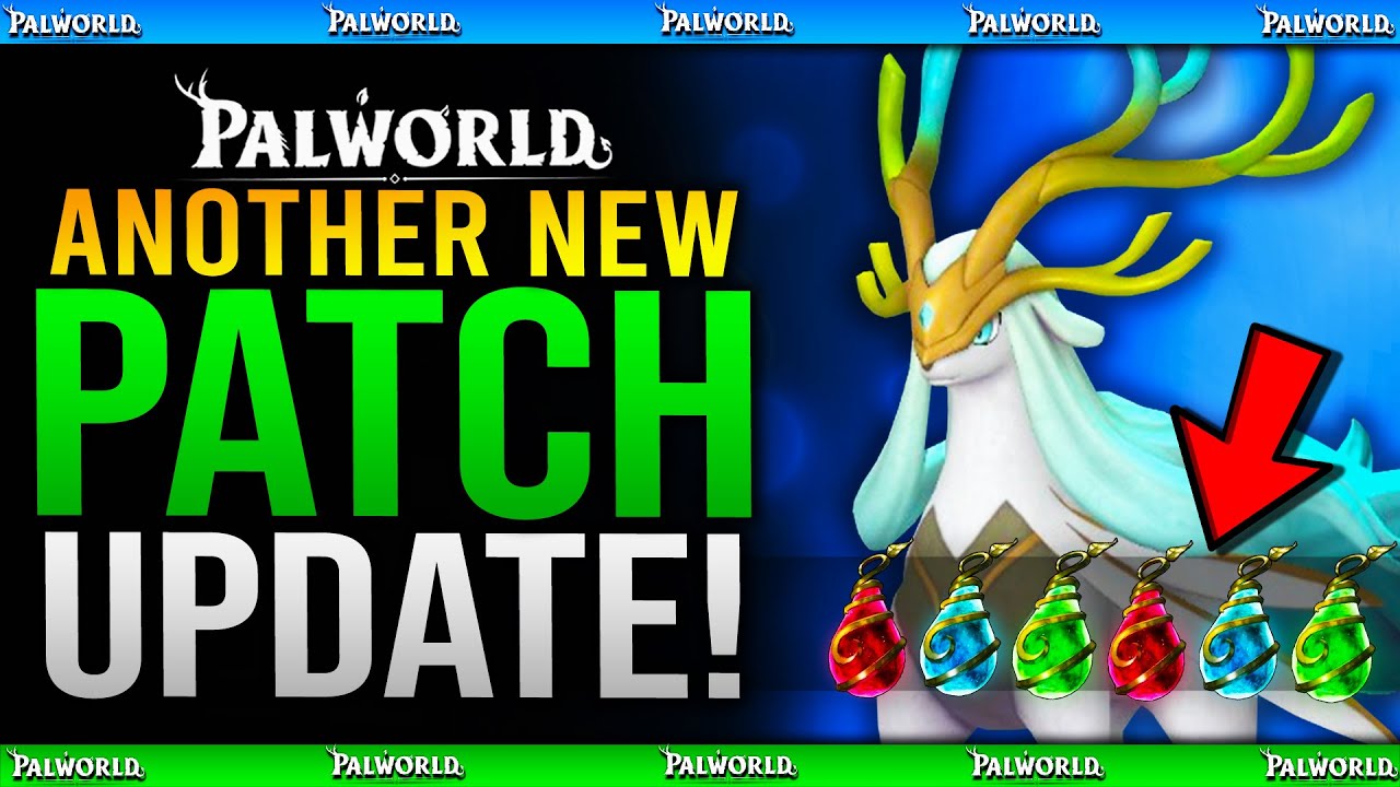 Another New PATCH UPDATE for Palworld - v0.7.1 Patch Notes