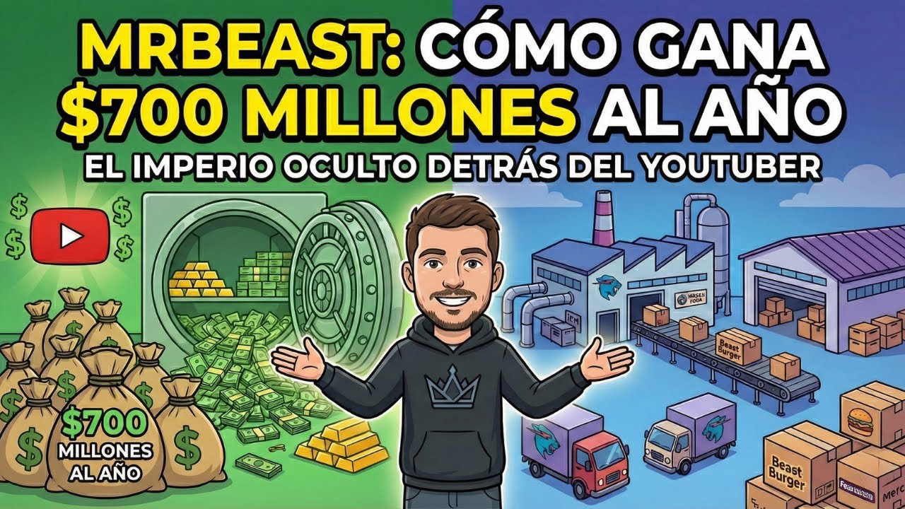 MrBeast: Cómo Gana $700 Millones al Año | El Imperio Oculto Detrás del YouTuber