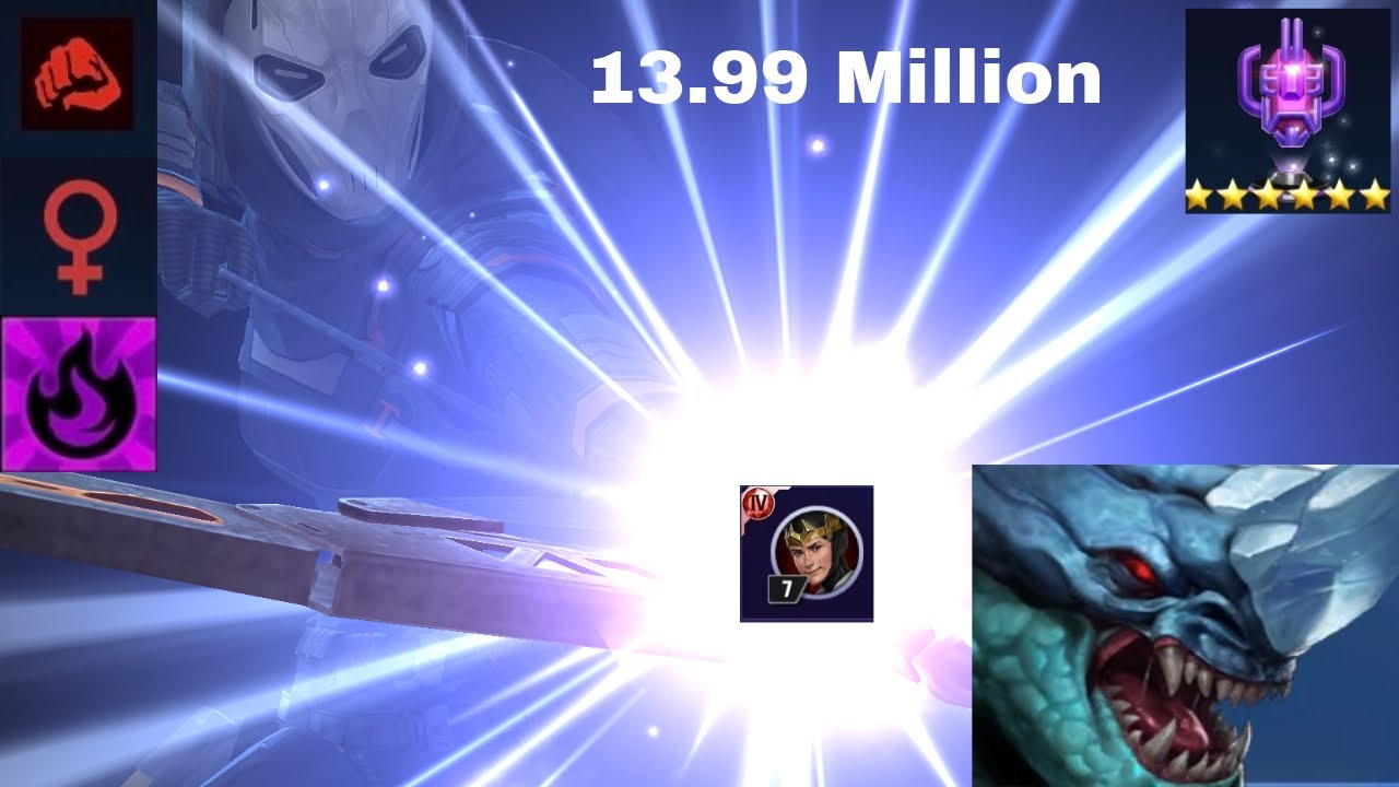 Loki 5th Skill 13.99 Million (Mighty Rage) | Combat Female ABX Burn - Marvel Future Fight