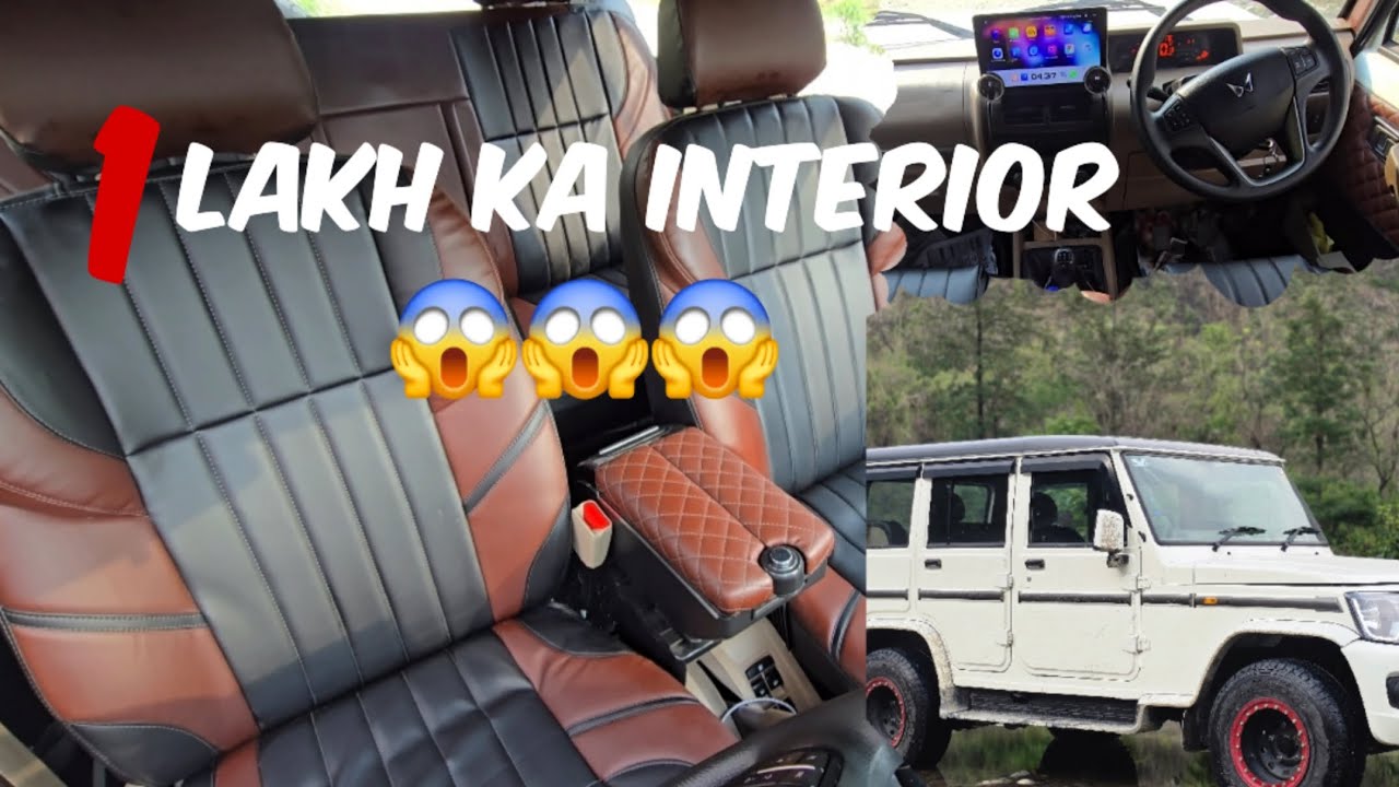 Bolero me 1 lakh ka Interior and tyer modification done #boleromodified #dehradoonwaala