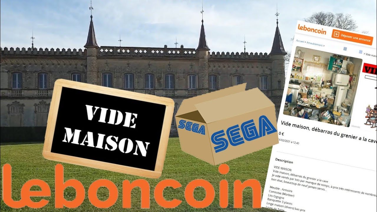 VIDE MAISON Un lot RETROGAMING SEGA à un super prix ! 🕹️