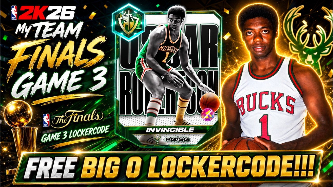 БЕСПЛАТНЫЙ ГЕЙМПЛЕЙ С ОСКАРОМ РОБЕРТСОНОМ В ИГРЕ INVINCIBLE! NBA 2k26 Myteam ИГРА 3 Финал НБА КОД...