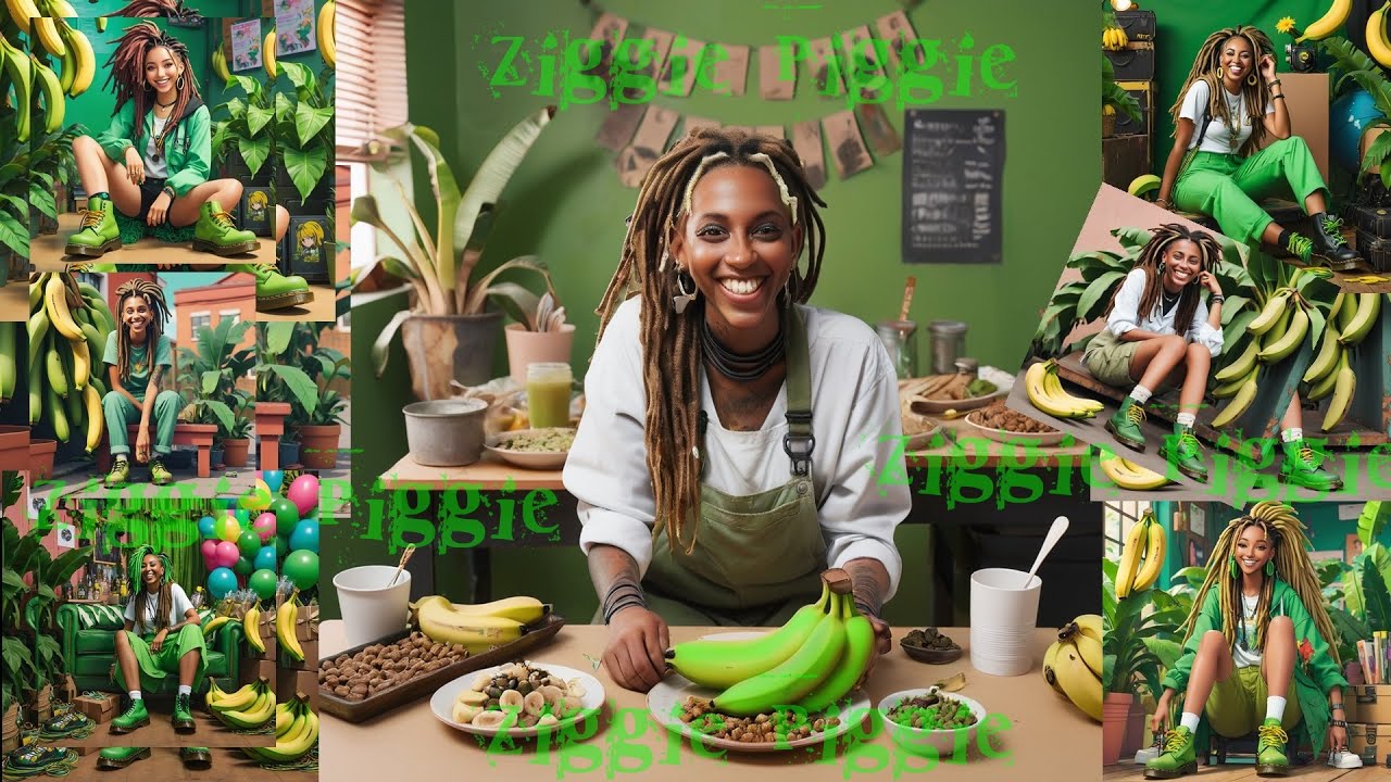 Ziggie Piggie - Green Banana