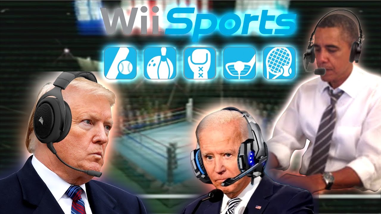 US Presidents Play Wii Sports Boxing