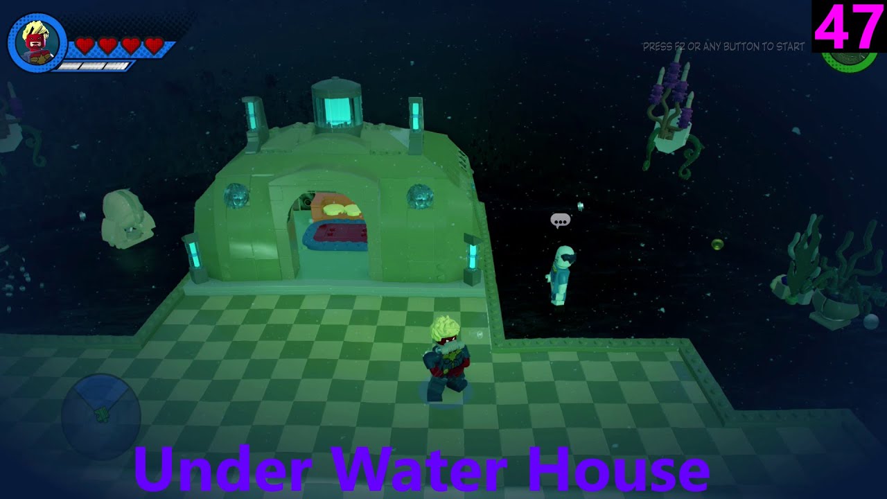 Building Under Water House | LEGO MARVEL Super Heroes 2 | 47