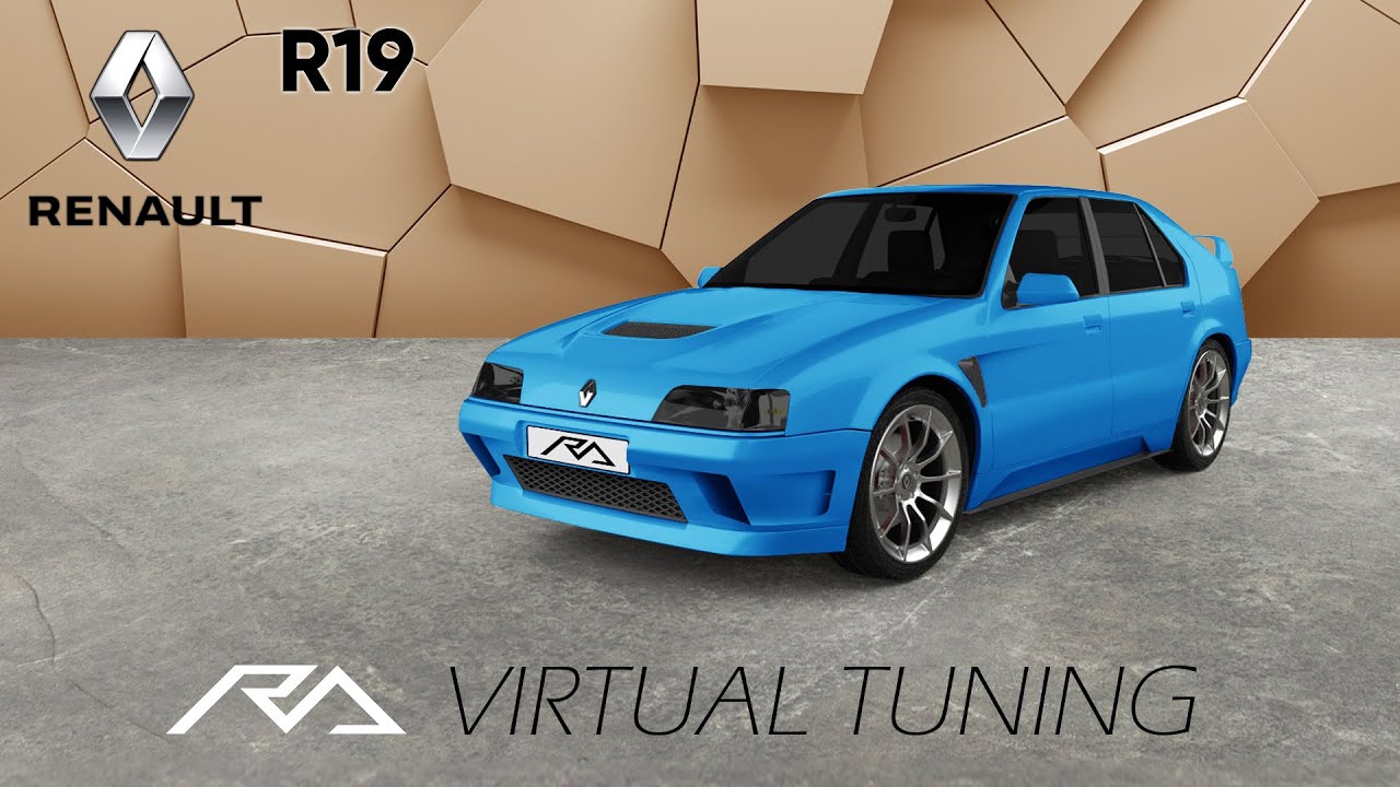 Virtual tuning of Renault R19 / Restylage de Renault 19 / تعديل سيارة رونو 19