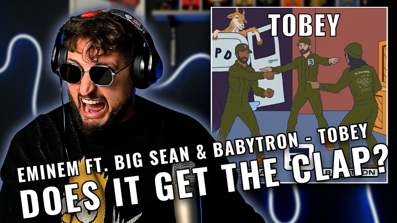 EM WANTS THE SMOKE!! | Eminem - Tobey (feat. Big Sean & Babytron) [REACTION!!!]
