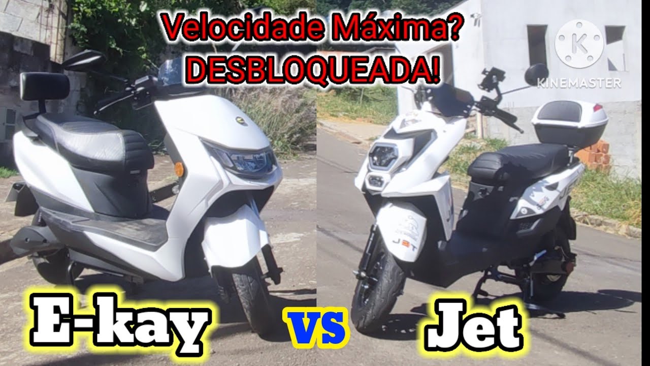 E-kay vs Jet - Comparativo: Velocidade máxima com elas desbloqueadas.