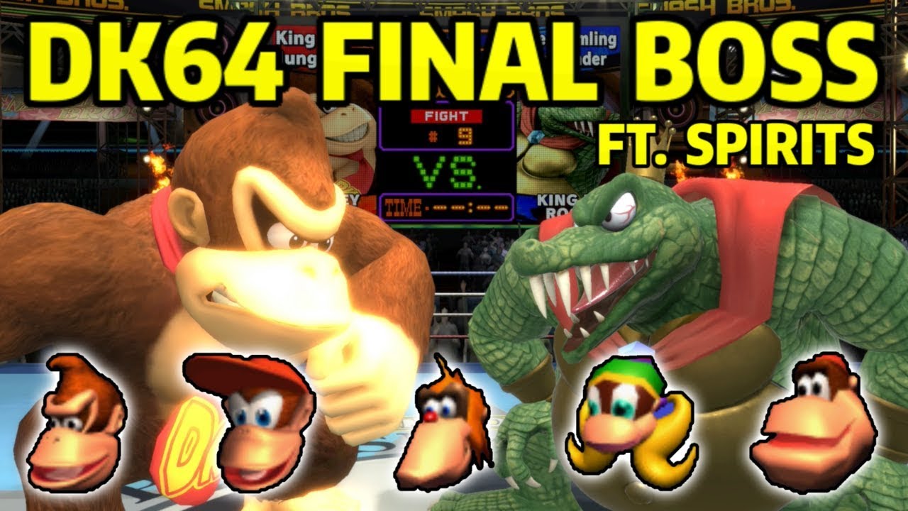 Donkey Kong 64's Final Battle Recreated in Super Smash Bros. Ultimate with Spirits