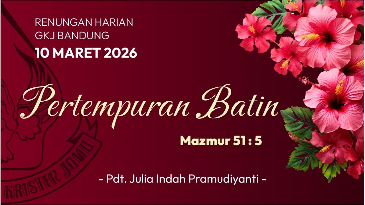 Renungan Harian 10 Maret 2026