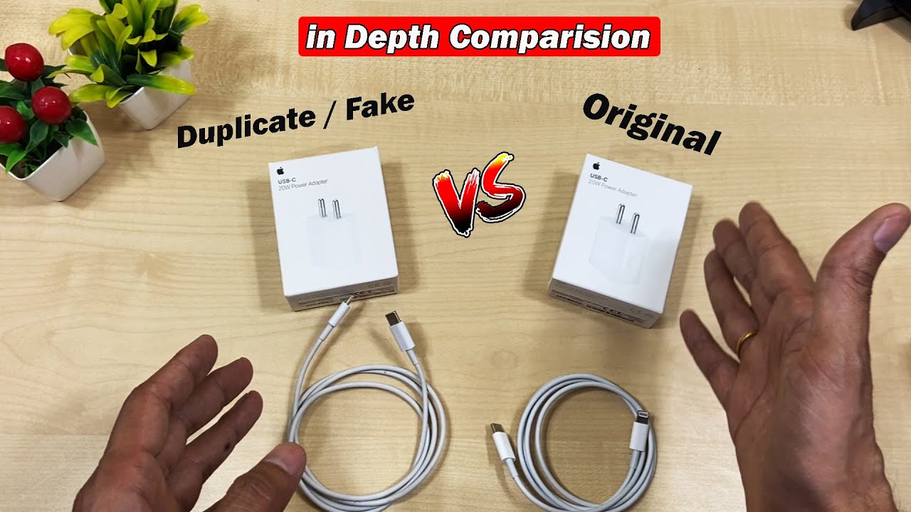 How to check Duplicate and Original Apple Charger & Lightning Cable in Hindi explained