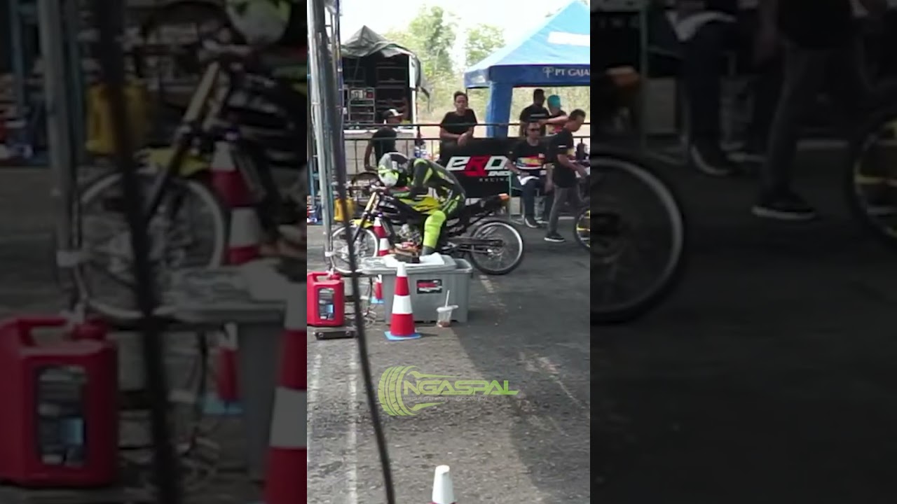 AKSI AJI KELINCI DI IDC FINAL ROUND WONOSARI #ngaspal #ngaspaltv #idc #dragbike
