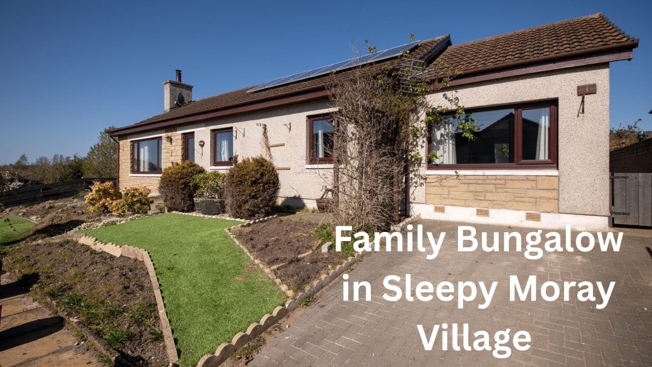 Four Bedroom Family Bungalow on Lhanbryde Nr Elgin, Moray £260K