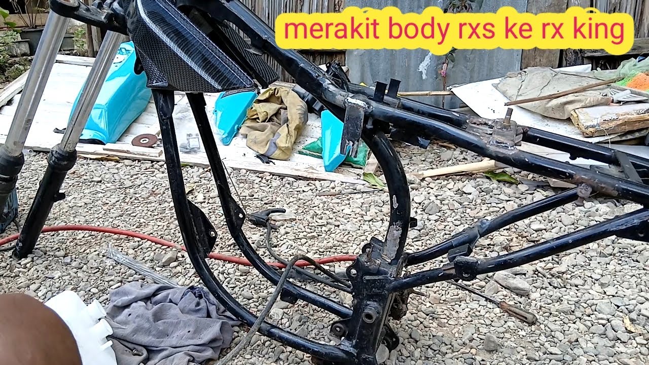 Rombak rangka body rxs jadi rx king