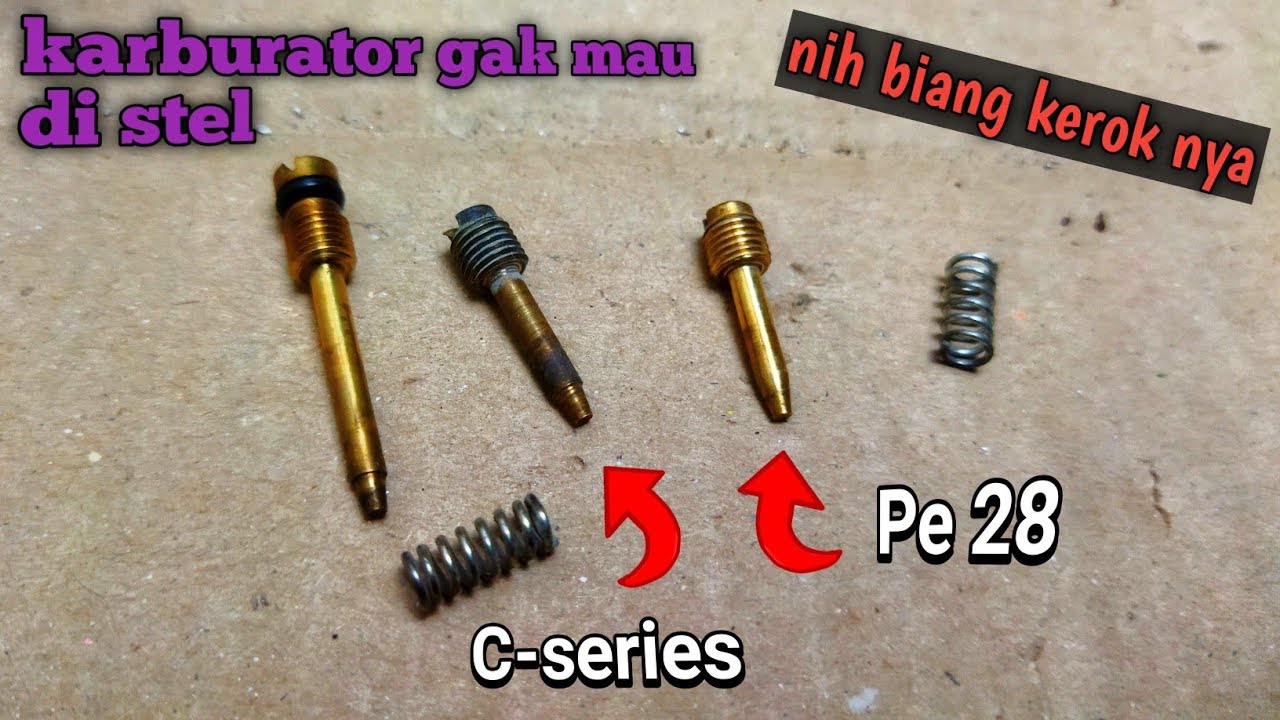 JIKA KARBURATOR GA BISA DI STEL, PERHATIKAN STELAN ANGIN MU