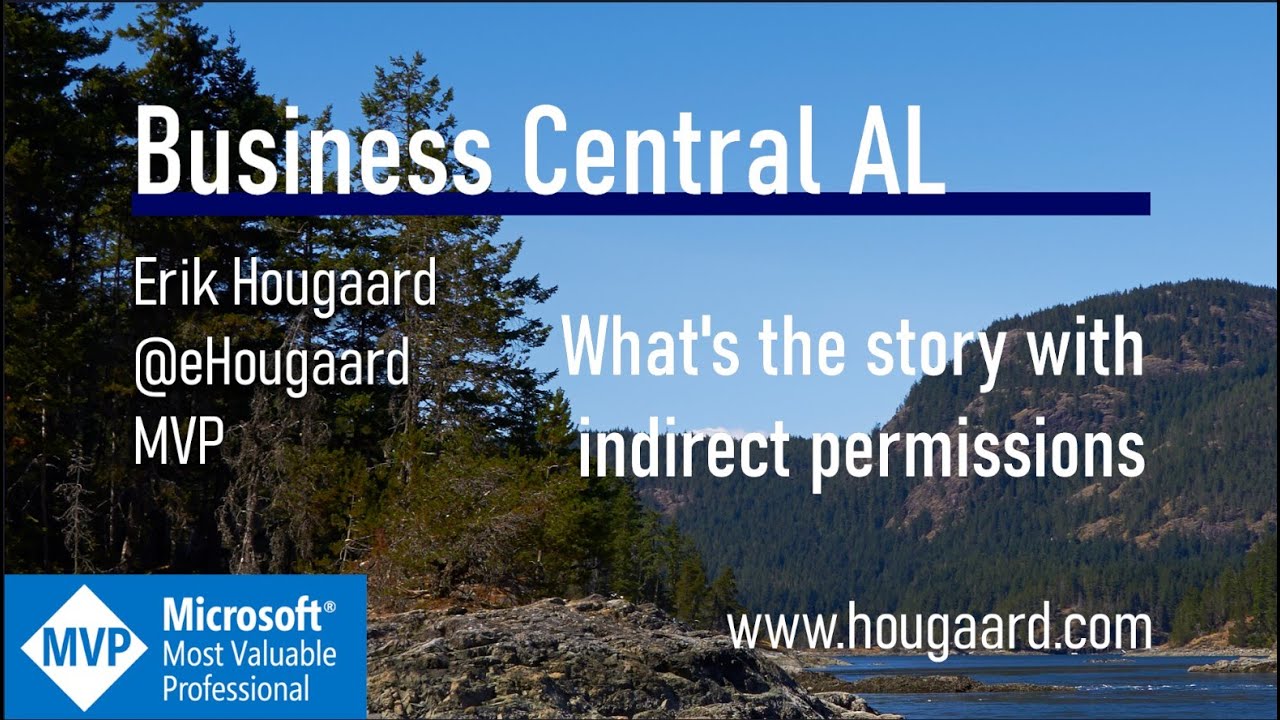 What's the story with indirect permissions in Business Central