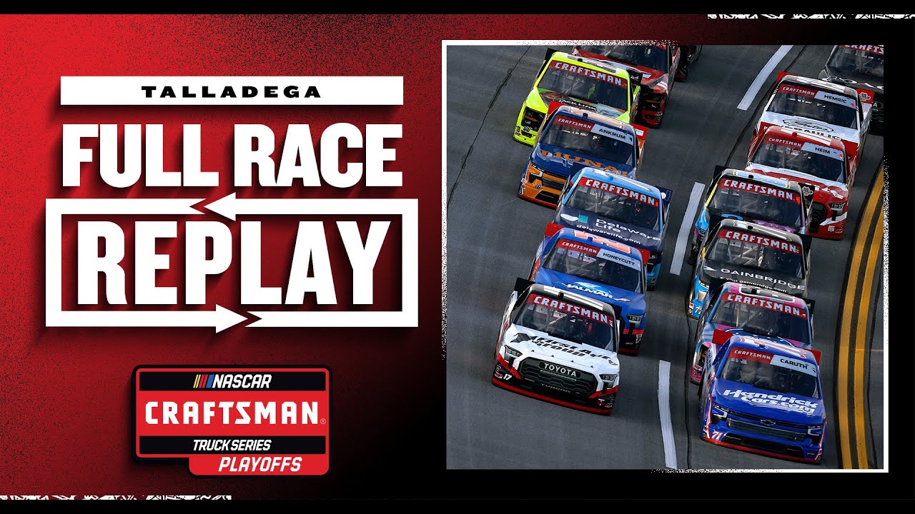 2025 NASCAR Craftsman Truck Series Full Race: Love's RV Stop 225 at Talladega Superspeedway