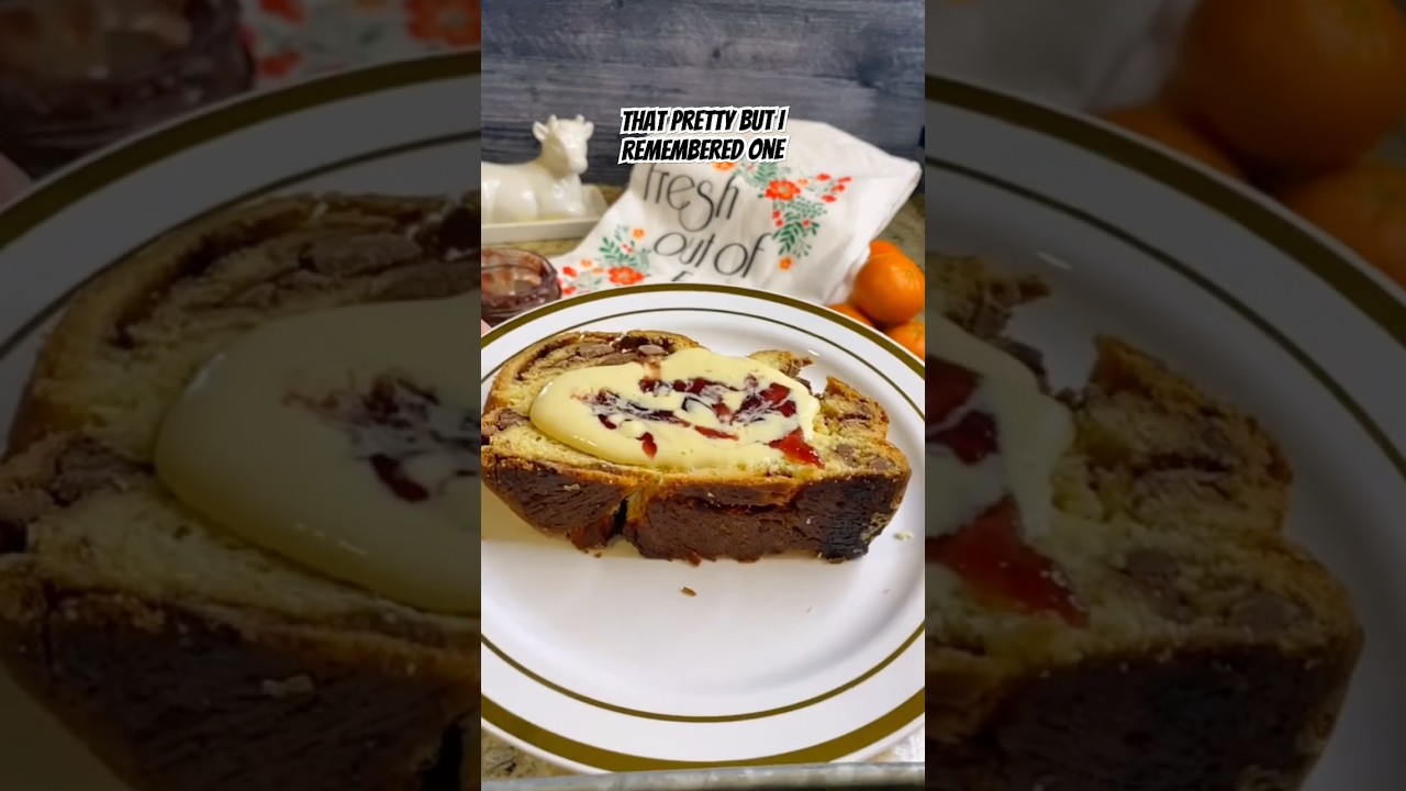 Custard Toast with Amaretto Jam