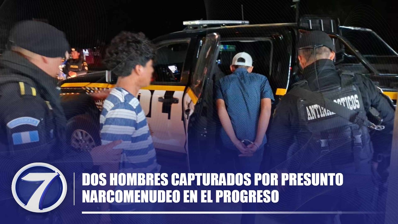 Dos hombres capturados por presunto narcomenudeo en El Progreso