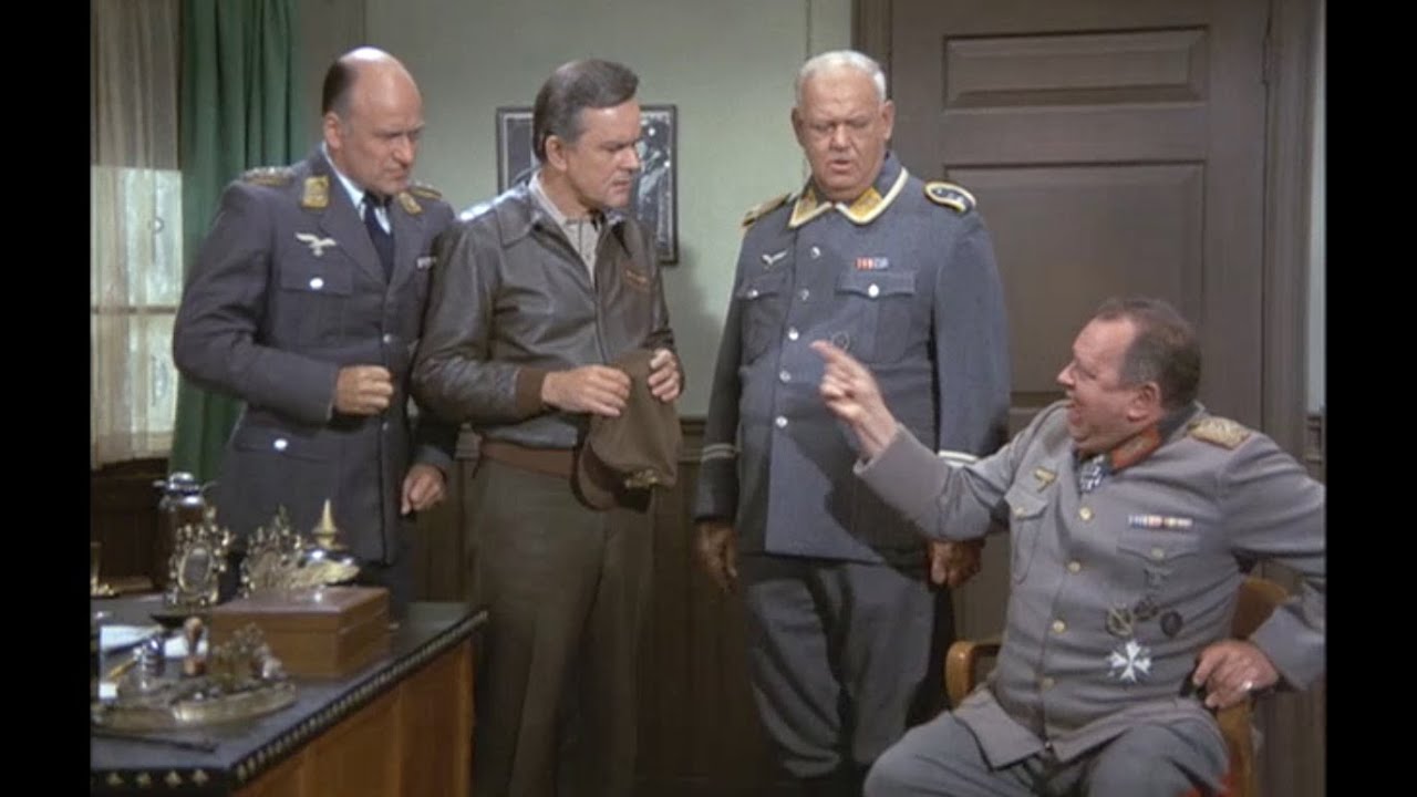 Burkhalter Tells Klink to Tell Schultz to Tell Hogan - Hogan's Heroes - 1971