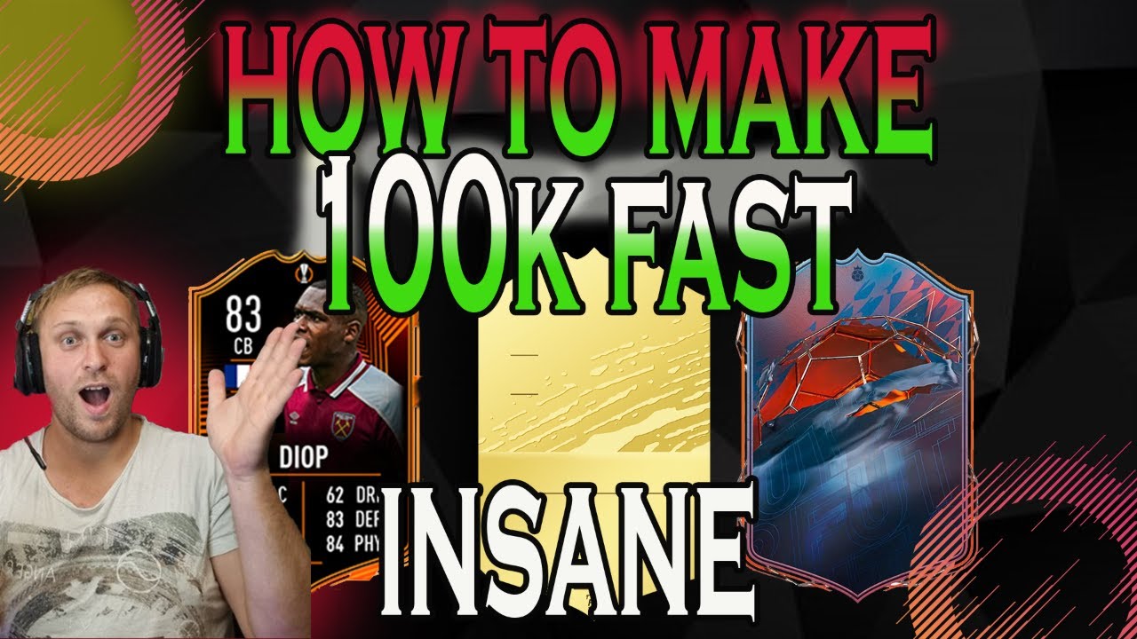 HOW TO MAKE 100K COINS SUPER FAST FIFA 22 | INSANE SNIPING/ MASS BIDDING FILTERS