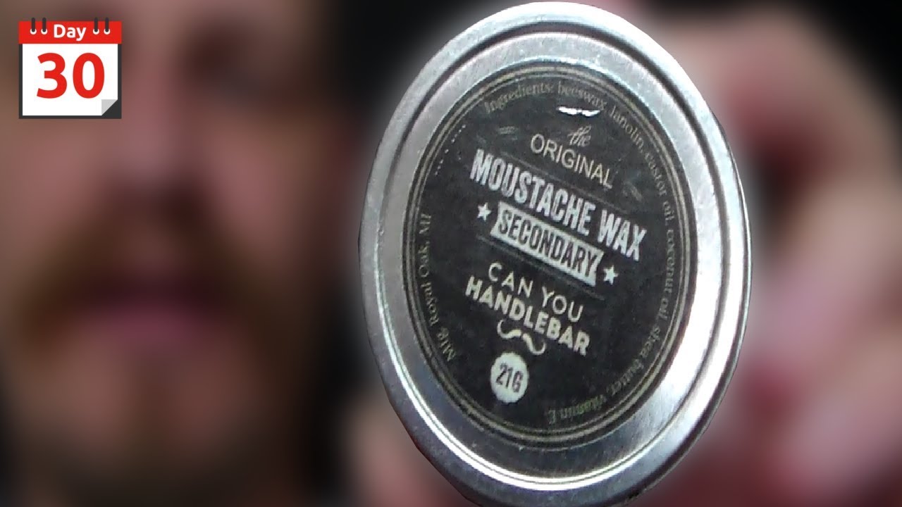 Can You Handlebar Secondary Mustache Wax Review - One of the strongest waxes