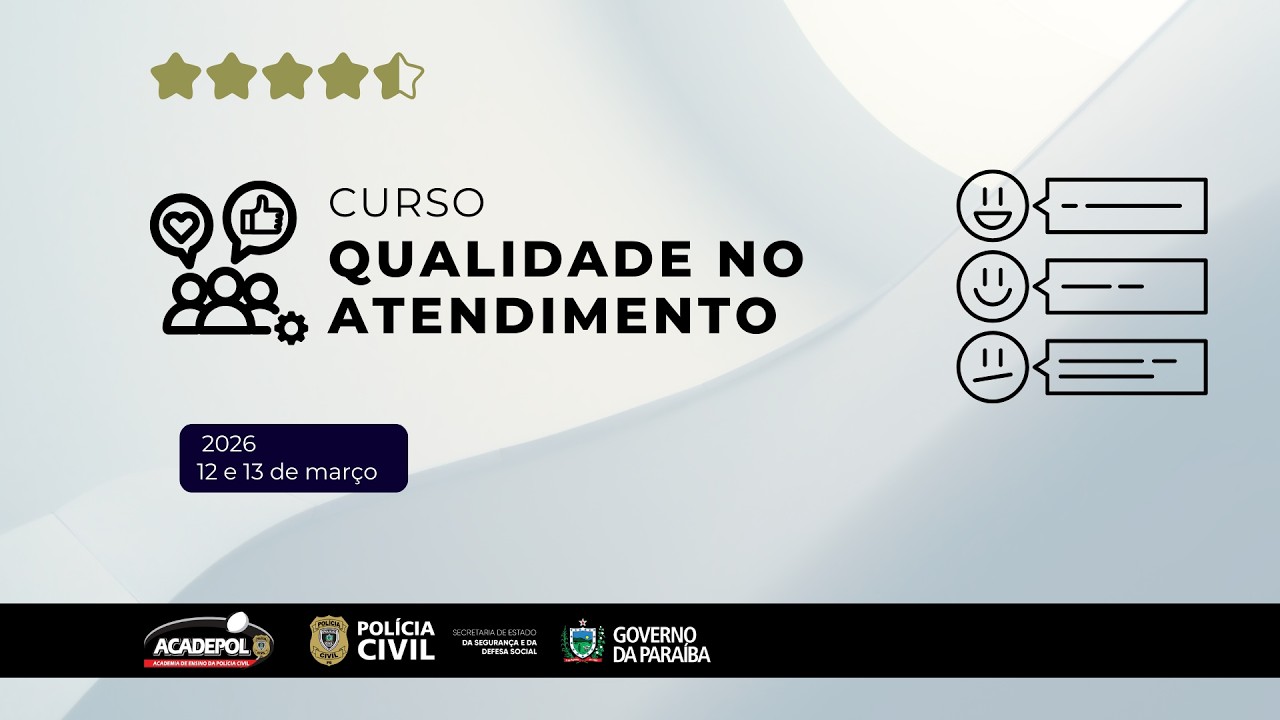 Curso: Qualidade no Atendimento - 12/03/2026