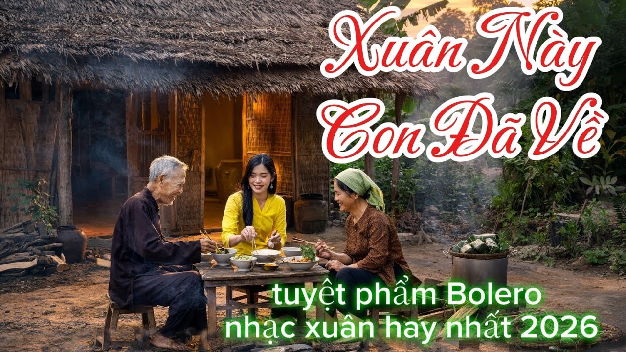 Tuyệt phẩm Nhạc xuân hay nhất 2026 với tiếng hát ngọt ngào của ca sĩ, Lâm Tuyết Nhi (AI) nhạc Bolero