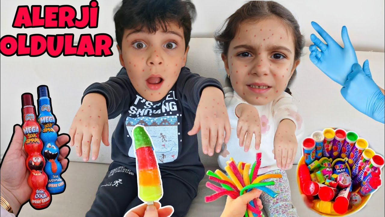 EYVAH ! UTKU VE ASEL ANNESİNDEN GİZLİ ABURCUBUR YEDİ ALERJİ OLDULAR ! @TroomTroom ‎@elifsinemtv 