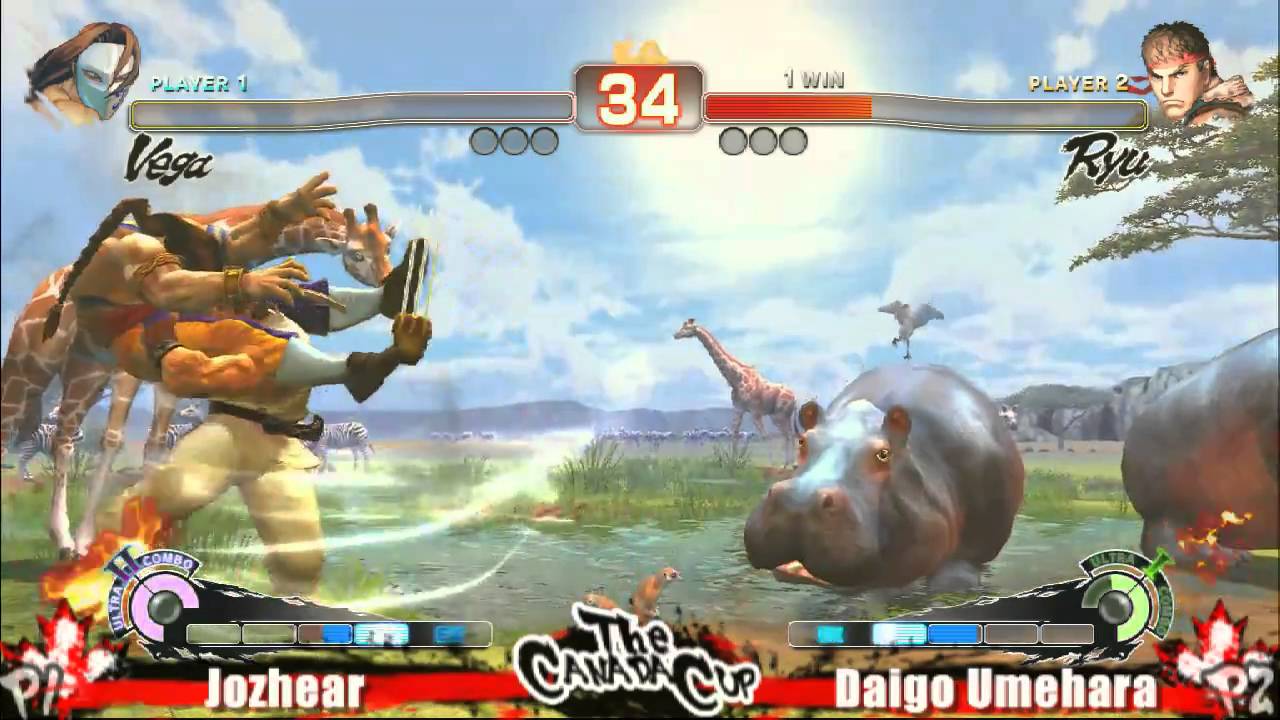 Jozhear vs Daigo Canada Cup 2010 SSF4 Exhibition #2