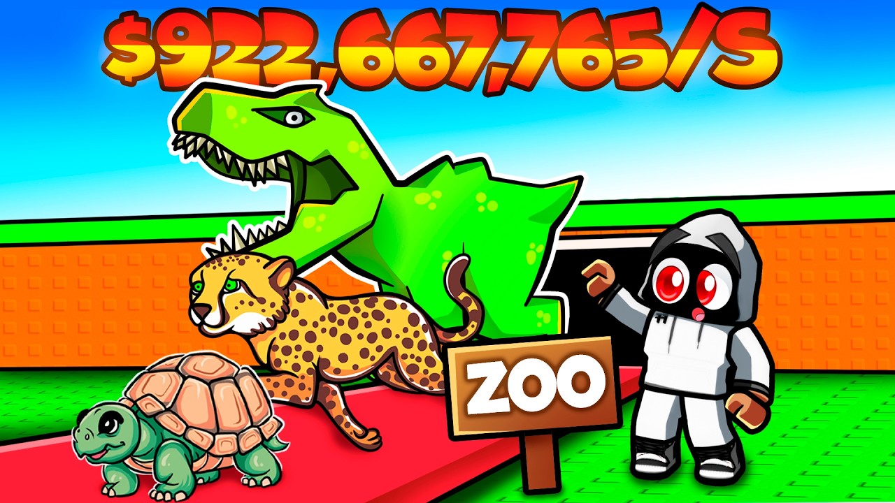 WE GOT MAX LUCK PETS IN ROBLOX BUILD A ZOO!