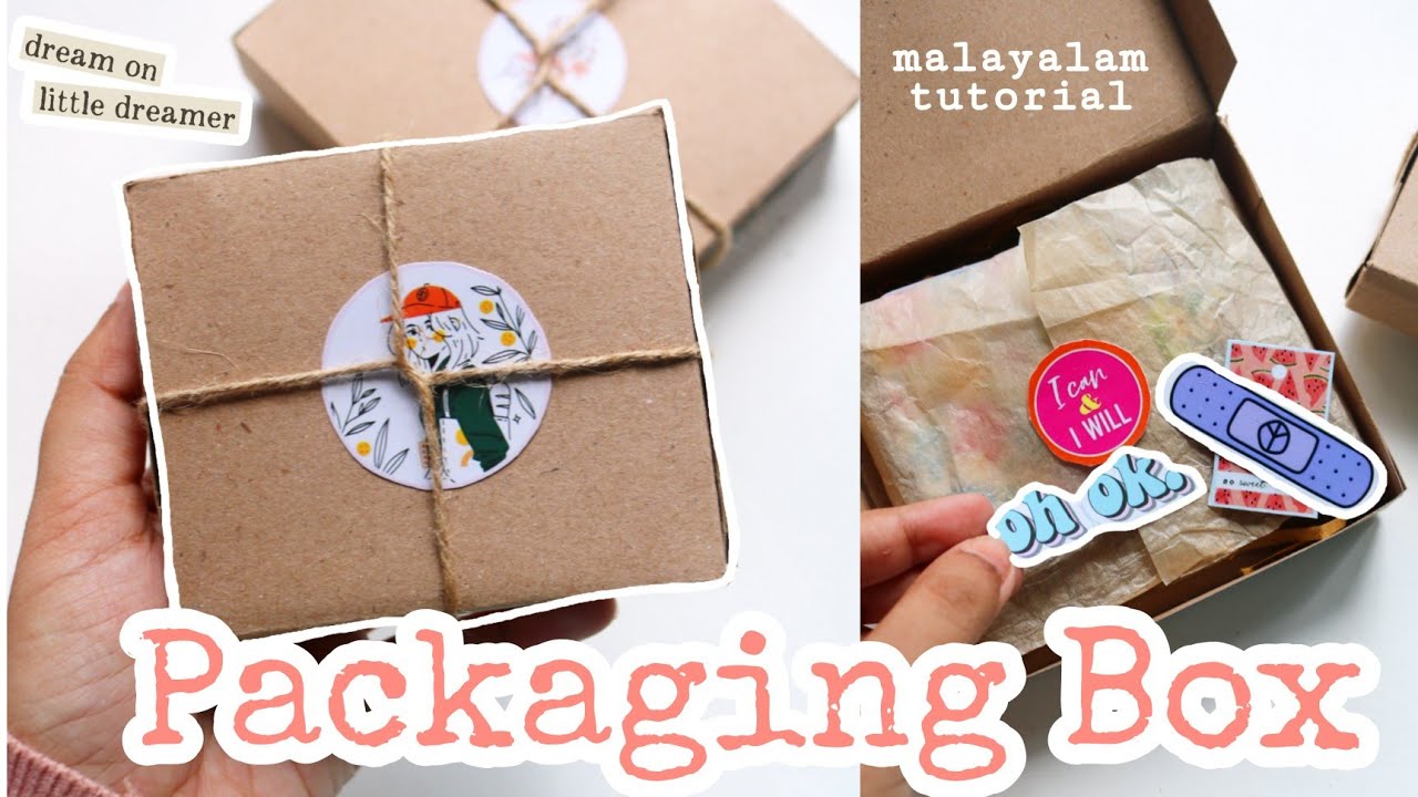 Handmade Packaging Box for Small Business | Diy Vintage Packaging Box | Diy Gift Box | Art Gossips